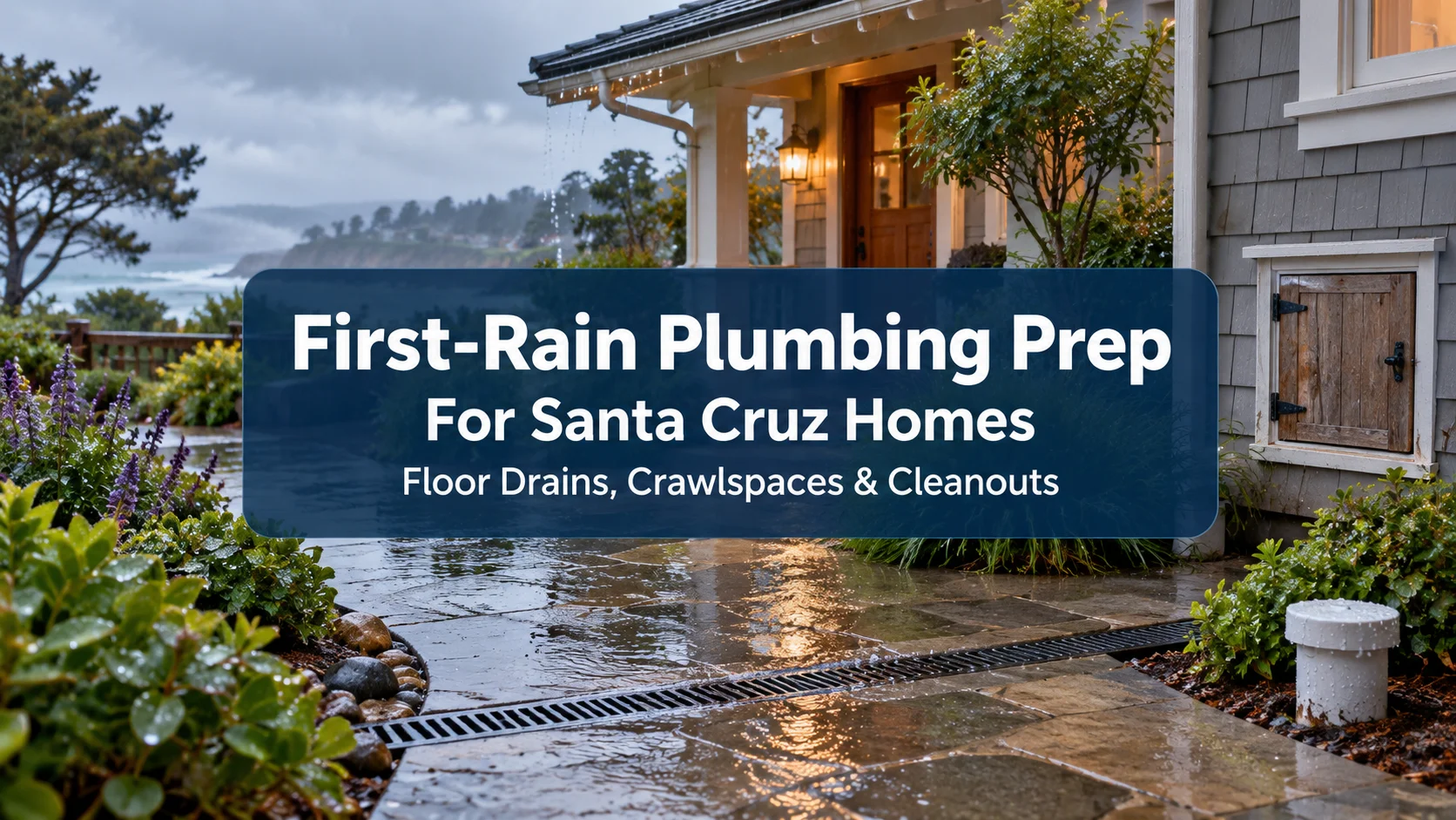 First-Rain Plumbing Prep by the Coast