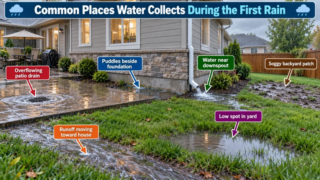 Rainwater Trouble Spots Around the House