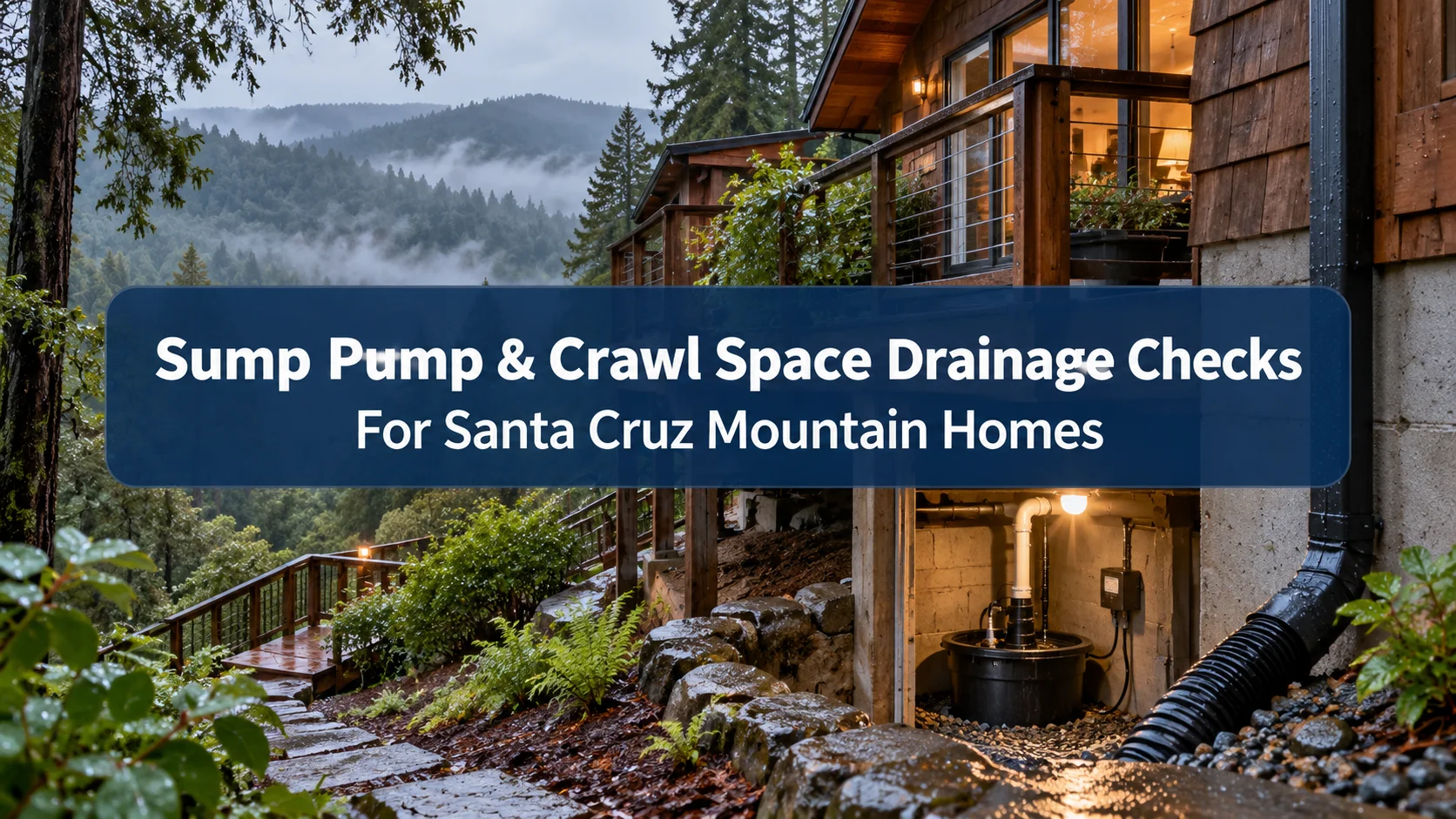Rainy Redwood Home Drainage Guide