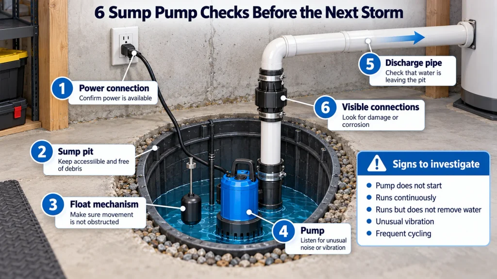 Sump Pump Safety Checks Before Storms