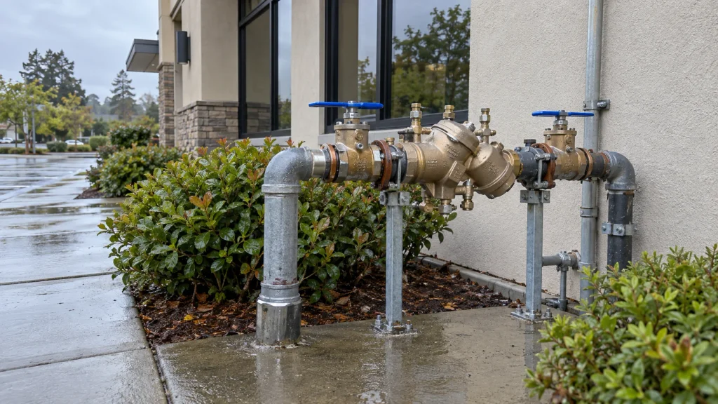 Wet Day Backflow Valve Assembly