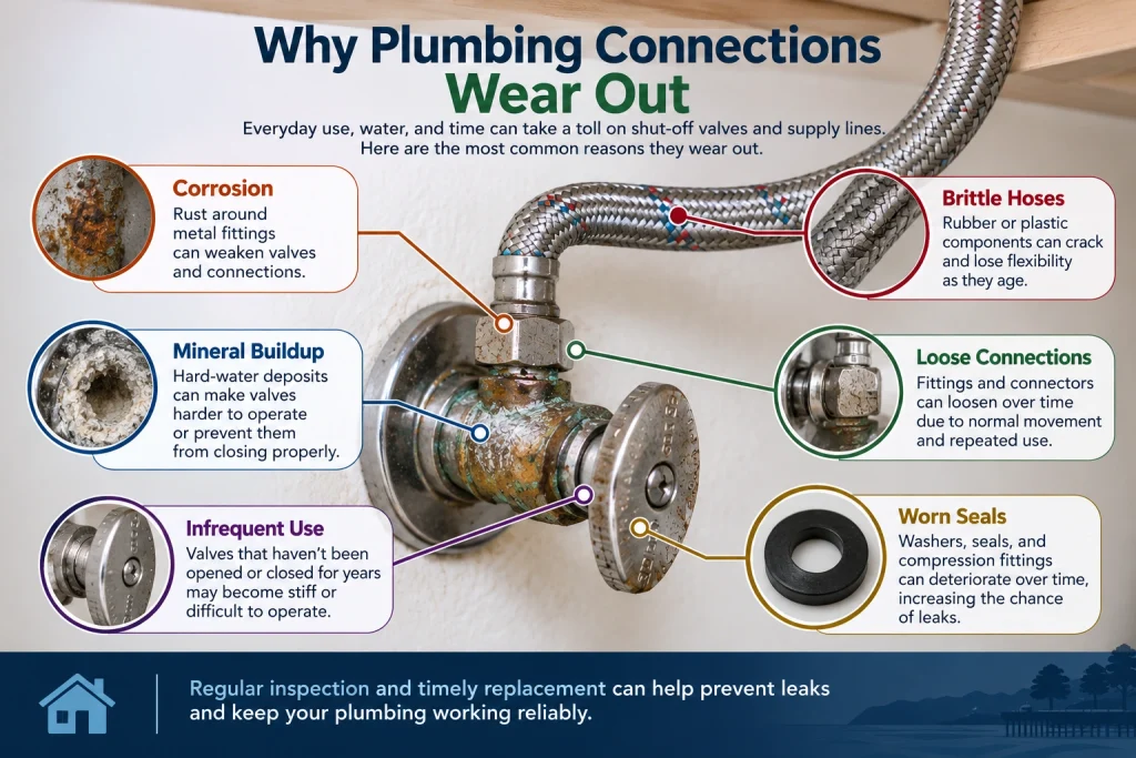Why Shut-Off Valves & Supply Lines Wear Out